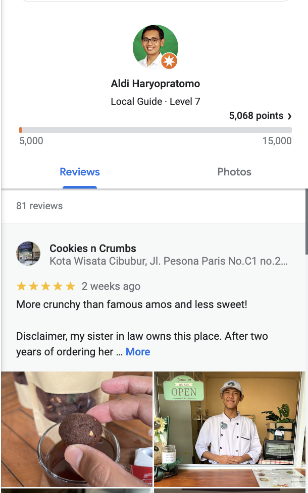 Review di Google maps bukan hanya bantu bisnis lokal  tapi juga bisa upgrade skill reviewer